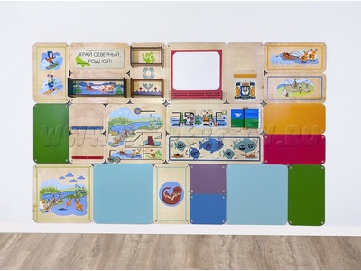 Дидактическая настенная панель "Край северный, родной. ХМАО"