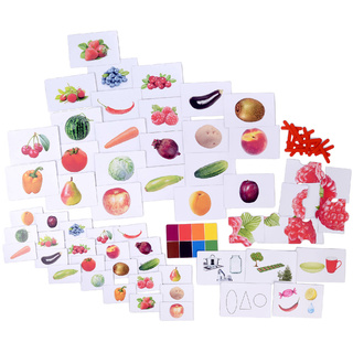 Набор магнитных карточек "Загадки-отрицания". Плоды.